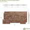Ekena Millwork 49"W x 24 1/2"H x 1 1/4"D Castle Rock Stacked Stone, StoneWall Faux Stone Siding Panel, Sedona PNU24X48CRSE - alternate 4
